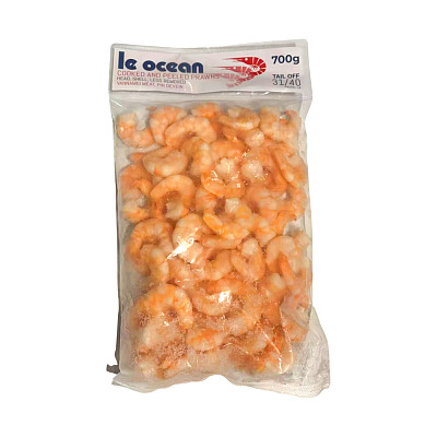 【冻】越南去壳去尾熟虾仁 Cooked And Peeled Prawn Size 31/40 700g