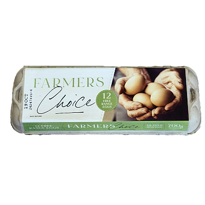 Farmers Choice 走地鸡蛋 12枚入 约700g