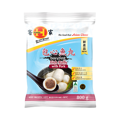 【冻】客家 包心鱼丸 800g