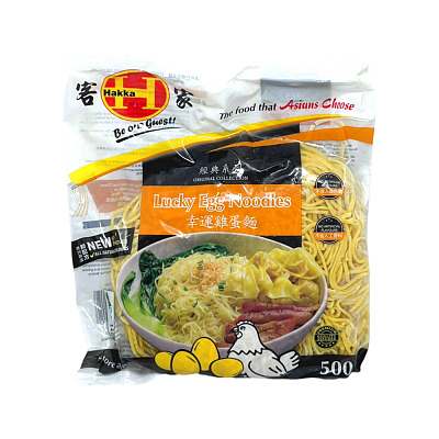 【鲜】客家 幸运鸡蛋面 500g