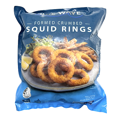 【冻】Blue Wave 成型裹粉鱿鱼圈 Formed Crumbed S