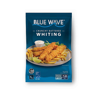 【冻】Blue Wave 香脆裹浆凤尾鱼 Crunchy Battered Whiting 1kg