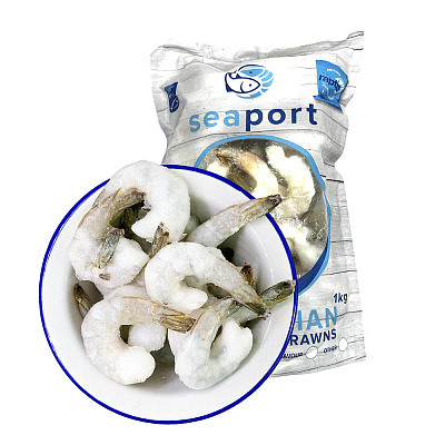 【冻】Seaport 香蕉虾带尾生虾仁 Size21/25 1kg