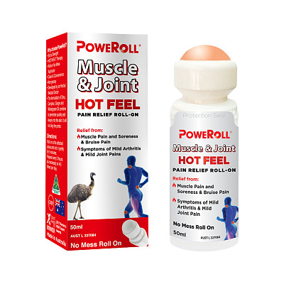 PoweRoll澳力宝 澳洲小神油滚珠 热感加强型 50ml