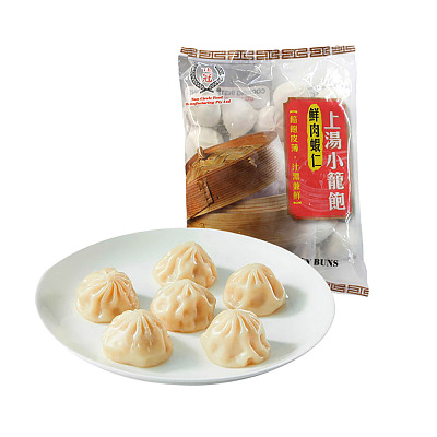 【冻】佳冠 鲜肉虾仁上汤小笼包 600g
