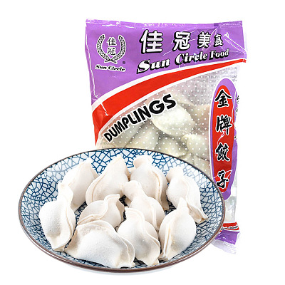 【冻】佳冠 金牌饺子 猪肉三鲜味 600g