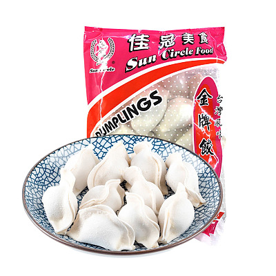 【冻】佳冠 金牌饺子 香菇鸡肉味 600g