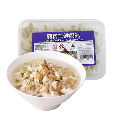 【冻】佳冠 猪肉三鲜馄饨 225g