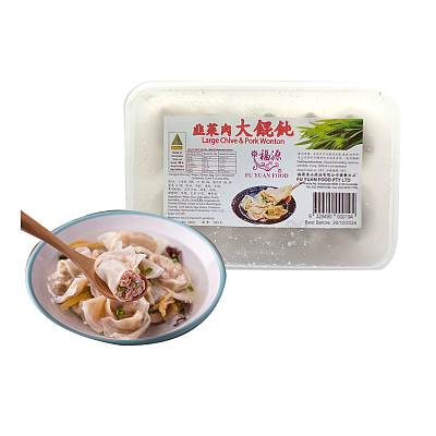 【冻】福源 韭菜鲜肉大馄饨 280g