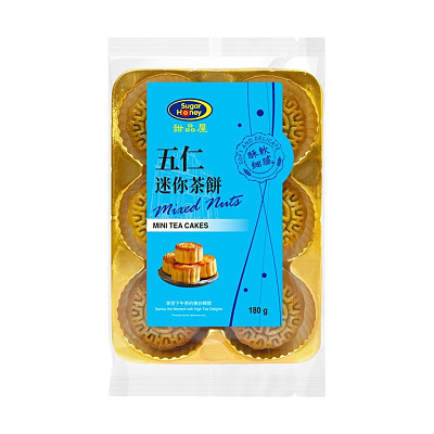 甜品屋 五仁迷你茶饼 6pcs 180g