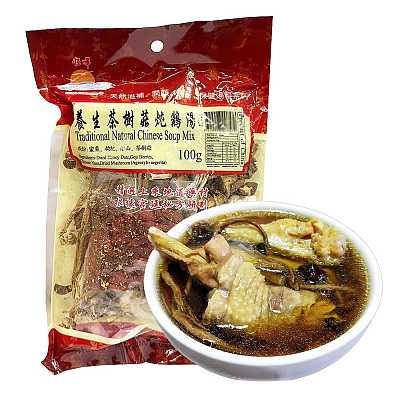 恒晖 养生茶树菇炖鸡汤100g