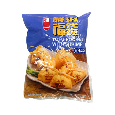 【冻】阿一 鲜虾福袋 500g