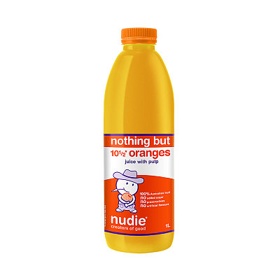 【鲜】Nudie 纯果汁 橙汁 1L