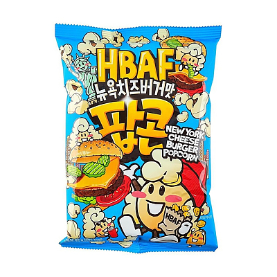 HBAF 芭蜂 爆米花 纽约芝士汉堡味 80g