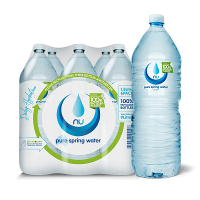 【整箱】Nu Pure 矿泉水 1.5L*6瓶