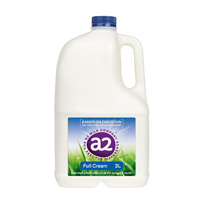 【鲜】A2 全脂牛奶 3L