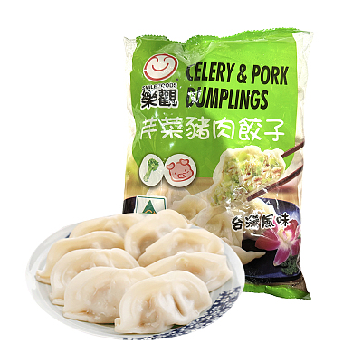 【冻】乐观 芹菜猪肉饺子 600g