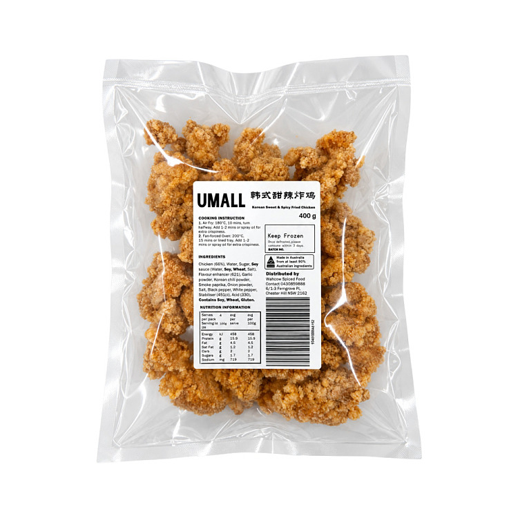 frozenumall-air-fryer-korean-style-sweet-and-spicy-fried-chicken-400g-2