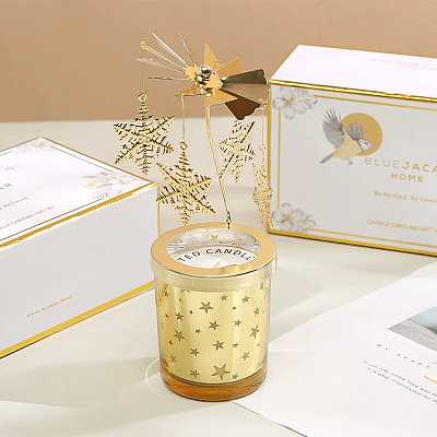 Blue Jacar Home 蜡烛旋转木马礼品套装-夏之雪