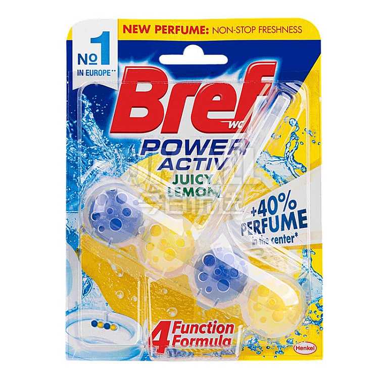 bref-hanging-4-in-1-toilet-block-lemon-50g-1