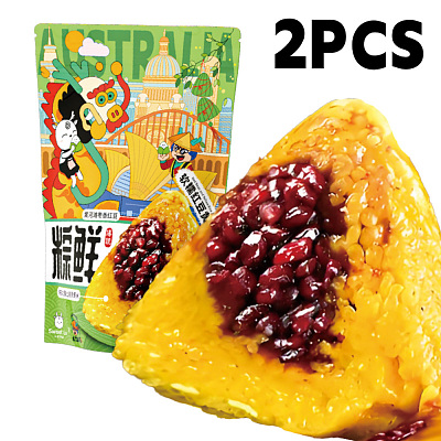 龙门酥局 手工现做 软糯红豆黄金粽 2pcs