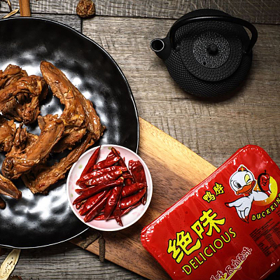 【鲜】绝味 甜辣鸭锁骨 300g