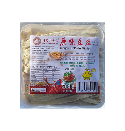 【鲜】刘老爹 原味豆丝 300g