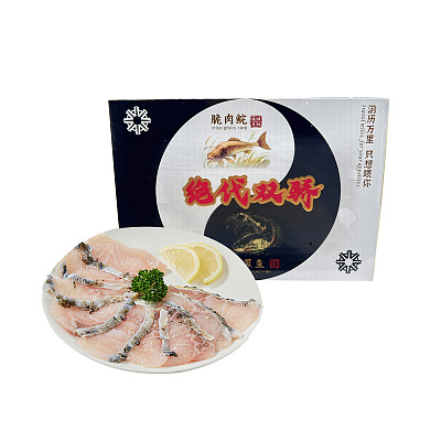 【冻】金牌 绝代双骄 黑鱼片180g+脆肉鲩鱼片 180g