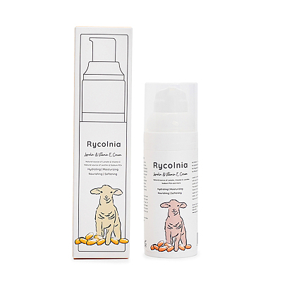 Rycolnia 天然维生素E 绵羊油面霜 50g