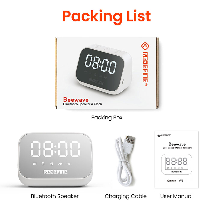 redefine-exquisite-indoor-clock-bluetooth-wireless-speaker-white-4