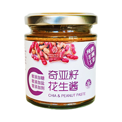 珍食食养 奇亚籽花生酱160g