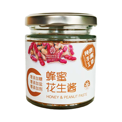 珍食食养 蜂蜜花生酱 160g