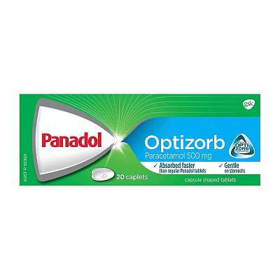 Panadol Optizorb 快速止痛药 500mg 20片【Costco代购】