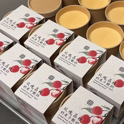 【鲜】G-LAB 玫瑰荔枝奶皮子酸奶 220ml