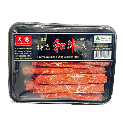 【冻】天意 特选和牛卷 250g