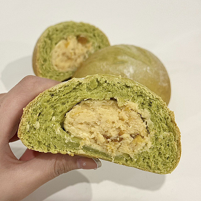 G-LAB 斑斓凤梨乳酪米面包约 150g