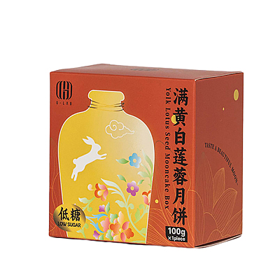 G-lab 满黄低糖白莲蓉月饼 单粒 100g
