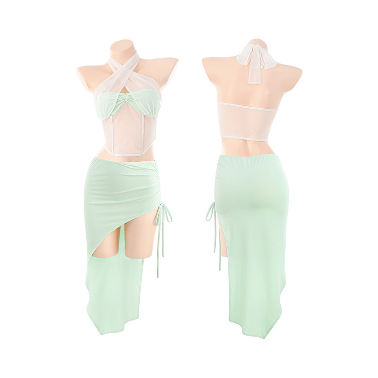 fermu-personalized-drawstring-buttless-chopper-set-white-green-5