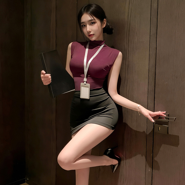 faye-moores-secret-interpretation-ascetic-ol-secretary-uniform-set-purpleblack-2