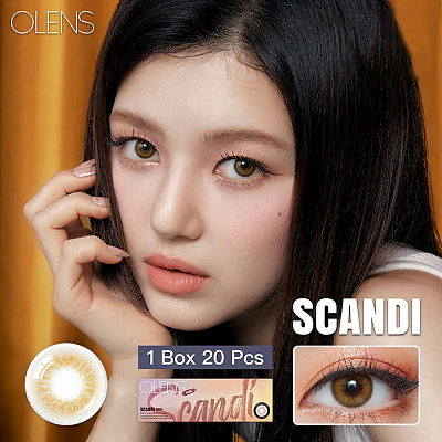Olens 榛木棕 日抛20枚入 SCANDl Hazel 美瞳/多规格可选