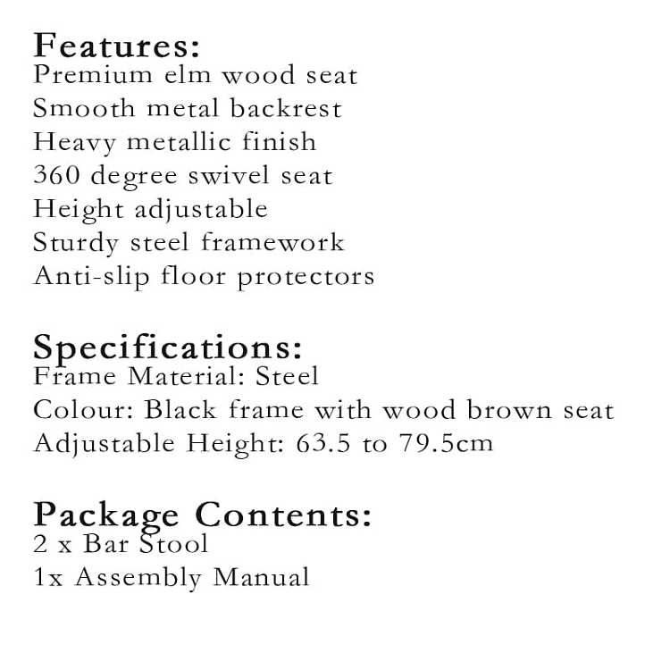 artiss-corrosion-resistant-steel-base-rotatable-backrest-lift-type-elm-bar-stools-2-sets-industrial-style-black-wood-color-2