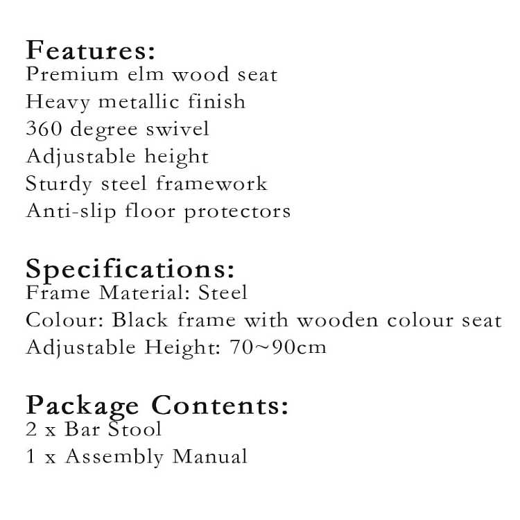 artiss-corrosion-resistant-steel-base-rotatable-lifting-elm-bar-stools-2-piece-industrial-style-black-wood-color-1