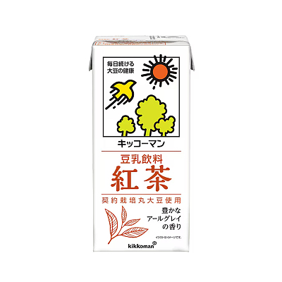 Kikkoman 豆乳饮料 红茶味 200ml *2