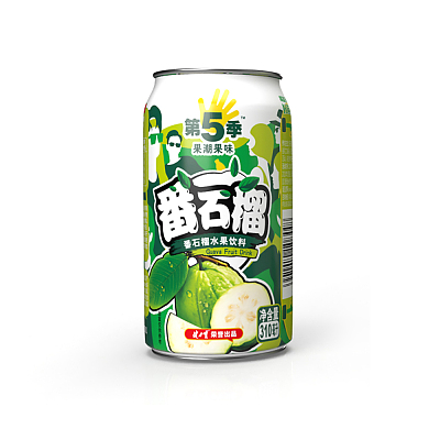 健力宝 第5季果味饮料 番石榴味 310ml *2