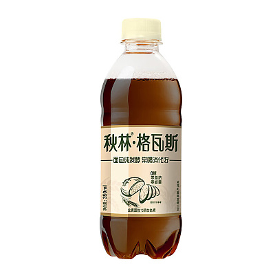 秋林 格瓦斯饮料 0糖0脂全麦 350ml *2