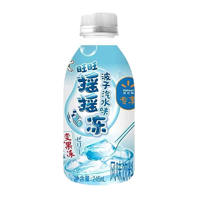 旺旺 摇摇冻风味饮料 波子汽水味 245ml *2