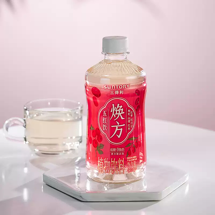 suntory-huanfang-small-red-bottle-five-red-drink-450ml2-3