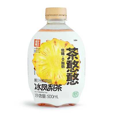 果子熟了 茶憨憨 冰凤梨茶 500ml *2