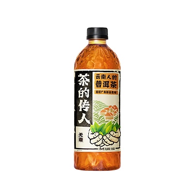 康师傅 茶的传人 云南人的普洱茶 青柑普洱 500ml *2