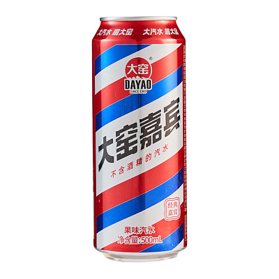 大窑 嘉宾 果味汽水 500ml *2